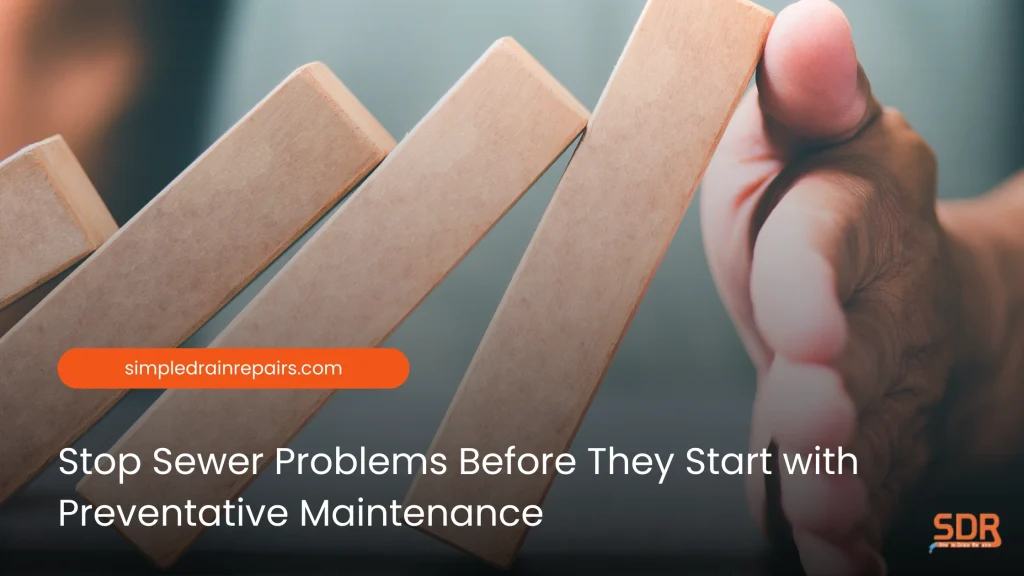 Stop Sewer Problems Before They Start with Preventative Maintenance