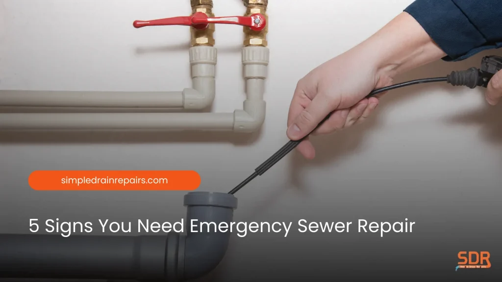 5 Signs You Need Emergency Sewer Repair