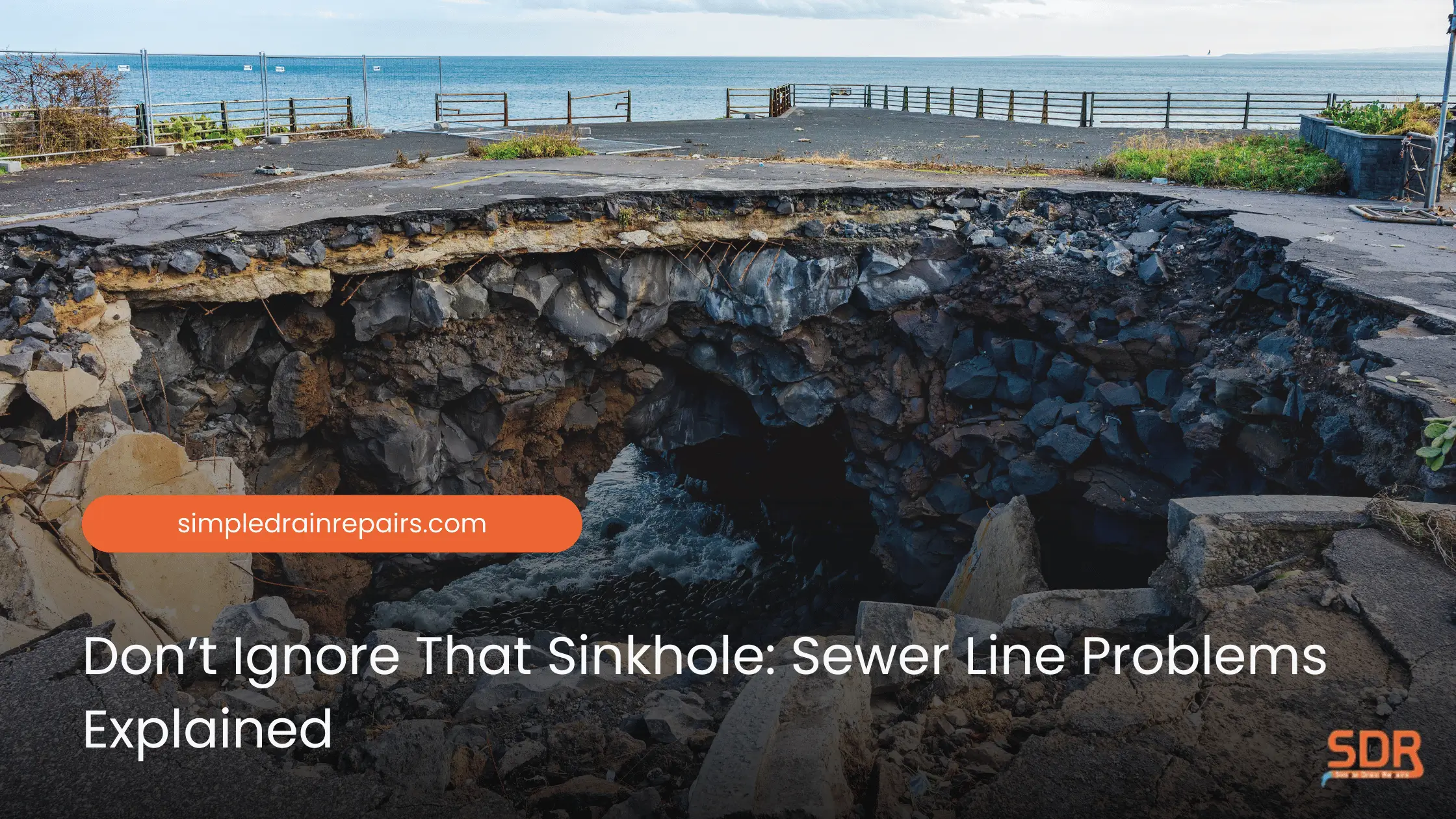 Don’t Ignore That Sinkhole: Sewer Line Problems Explained