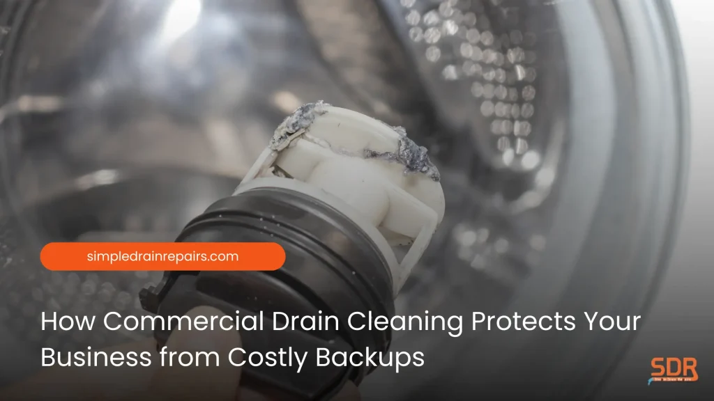 How Commercial Drain Cleaning Protects Your Business from Costly Backups