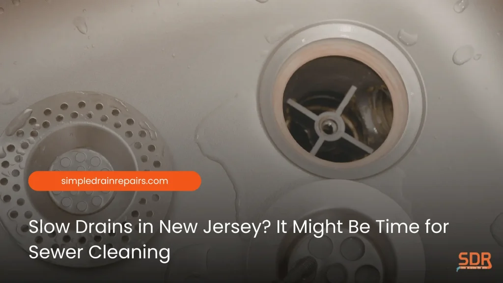 Slow Drains in New Jersey It Might Be Time for Sewer Cleaning