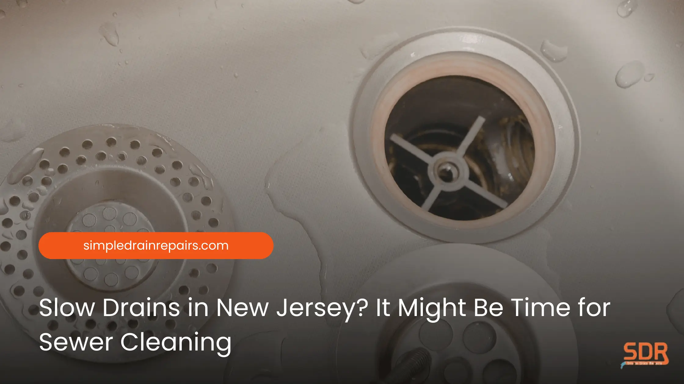 Slow Drains in New Jersey It Might Be Time for Sewer Cleaning